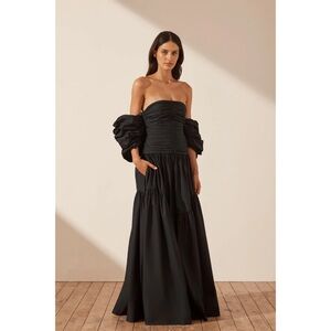 Shona Joy Maiori Contour Ruched Maxi Dress